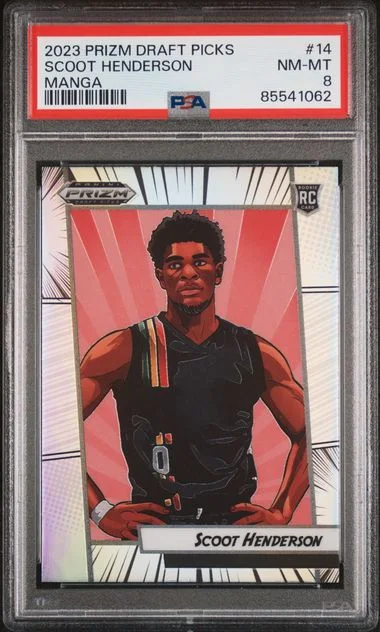 2023-24 Panini Prizm Draft Picks Scoot Henderson Manga #14 card image