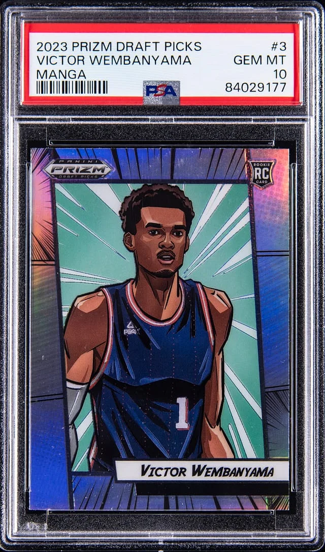 2023-24 Panini Prizm Draft Picks Victor Wembanyama Manga #3 card image