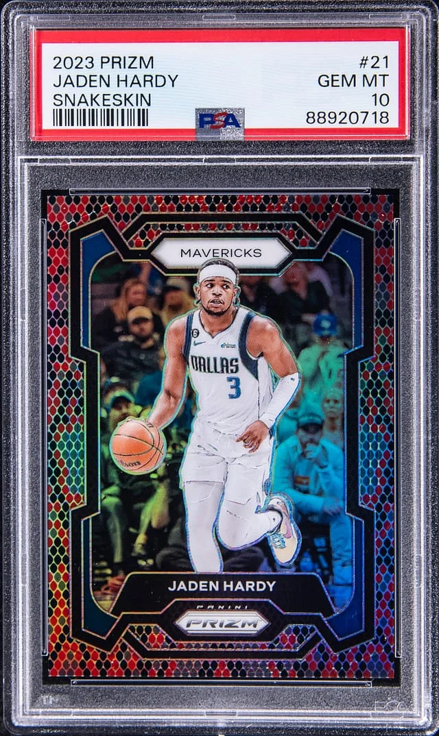 2023-24 Panini Prizm Jaden Hardy Snakeskin #21 card image