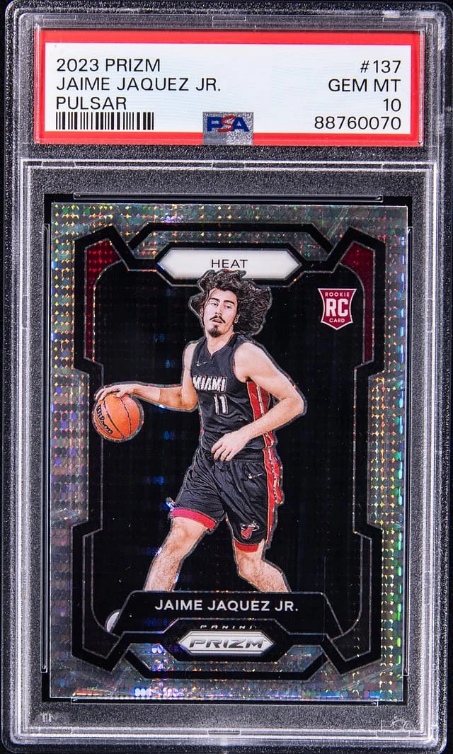 2023-24 Panini Prizm Jaime Jaquez Jr. White #137 card image
