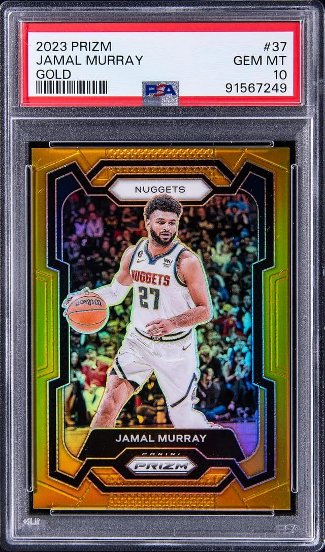 2023-24 Panini Prizm Jamal Murray Gold #37 card image