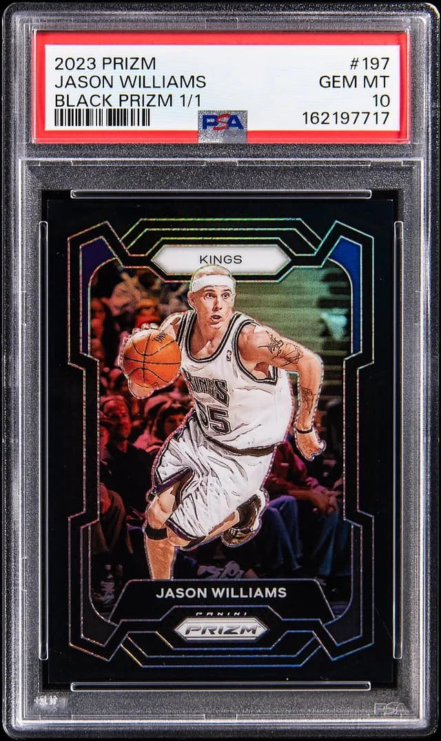 2023-24 Panini Prizm Jason Williams Black Prizm #197 card image