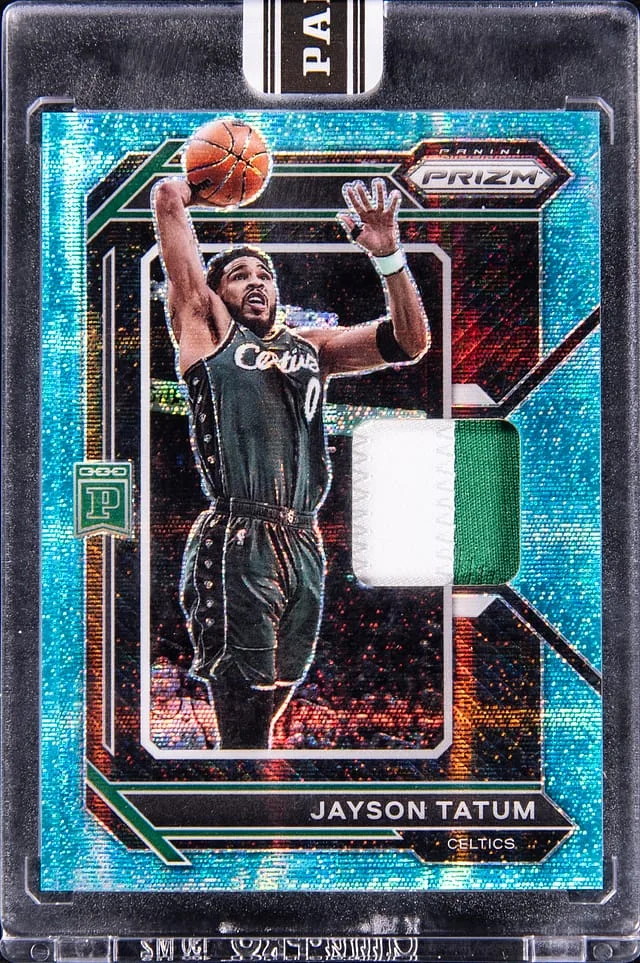 2023-24 Panini Prizm Jayson Tatum Blockchain #NBL-JT card image