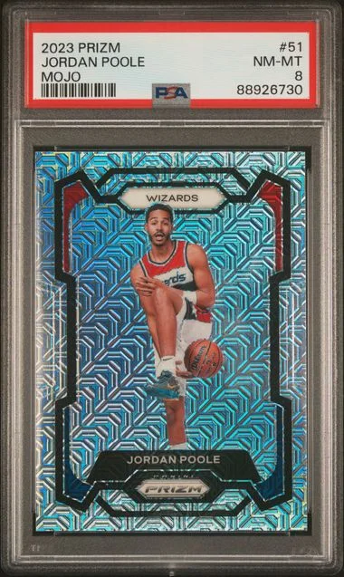 2023-24 Panini Prizm Jordan Poole Mojo #51 card image