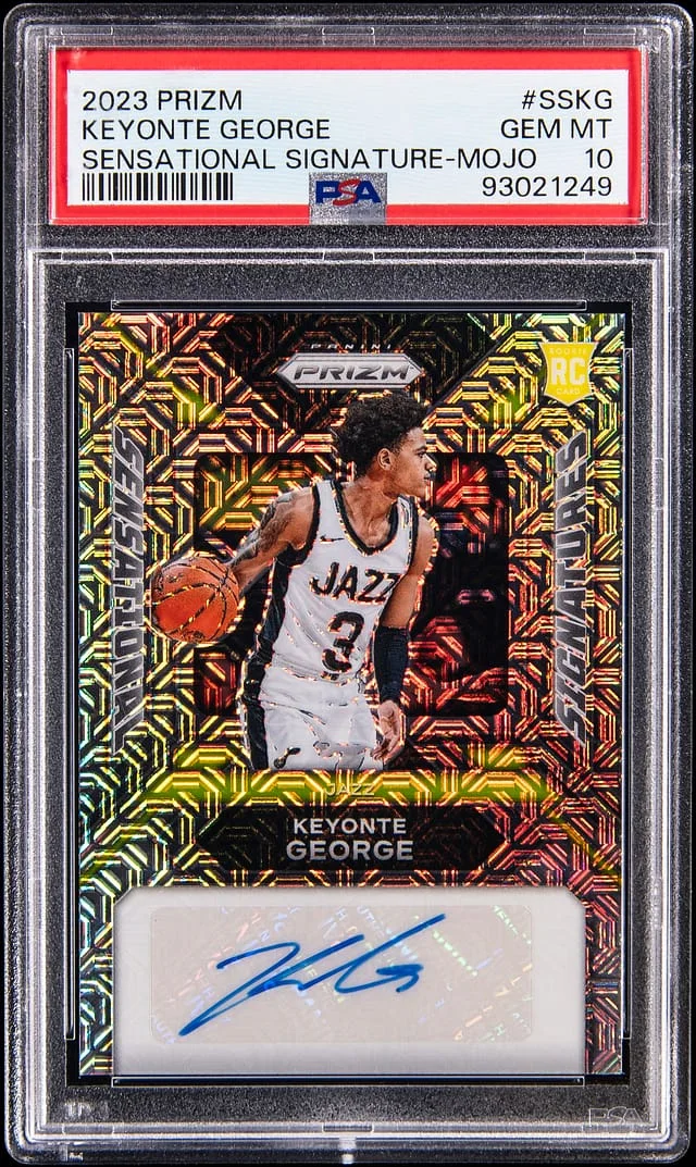 2023-24 Panini Prizm Keyonte George Sensational Signatures Mojo #SS-KG card image