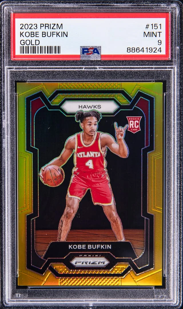2023-24 Panini Prizm Kobe Bufkin Gold #151 card image