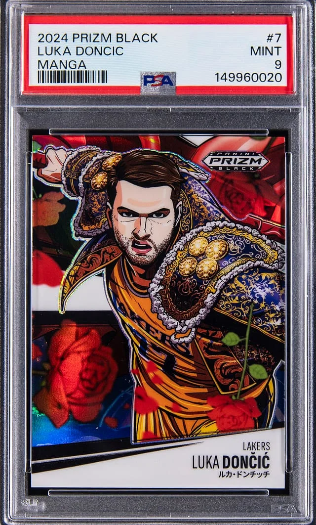 2023-24 Panini Prizm Luka Doncic Manga #7 card image