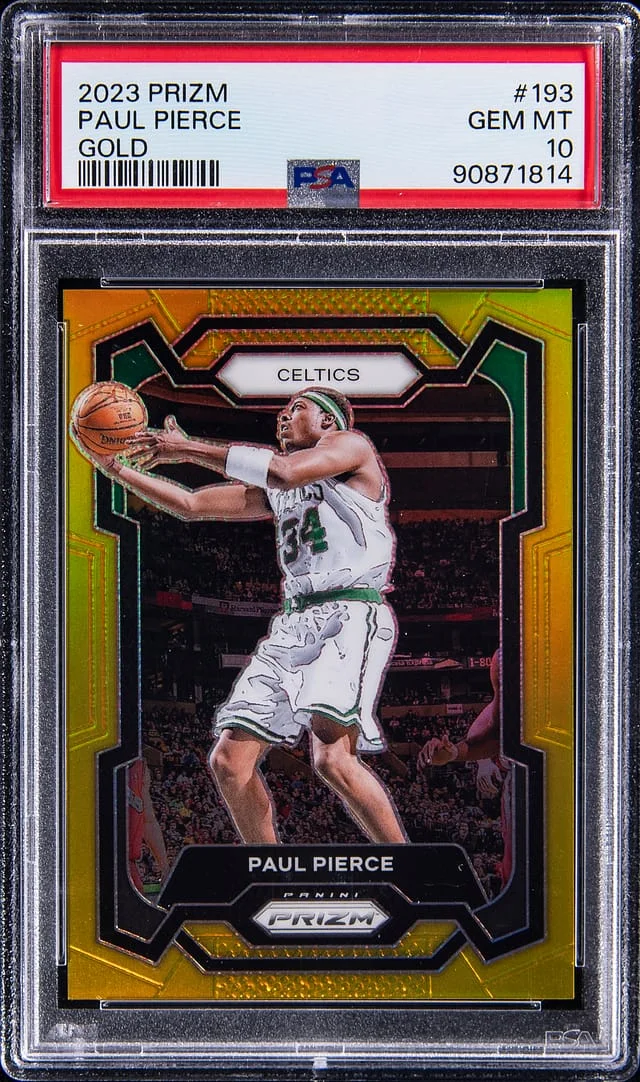 2023-24 Panini Prizm Paul Pierce Gold #193 card image