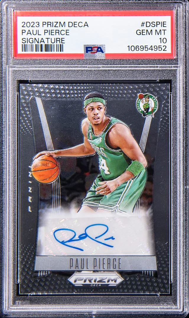 2023-24 Panini Prizm Paul Pierce Signe Deca Signature #DSPIE card image