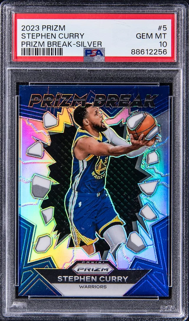 2023-24 Panini Prizm Stephen Curry Break Silver #5 card image