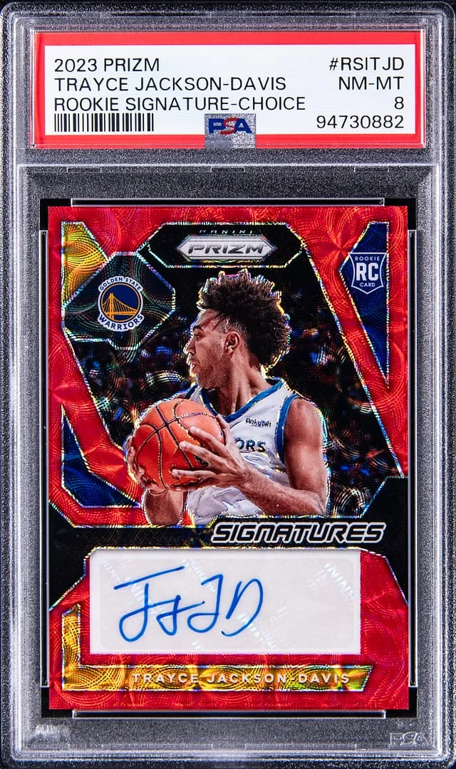 2023-24 Panini Prizm Trayce Jackson-Davis Signatures Choice #RSI-TJD card image