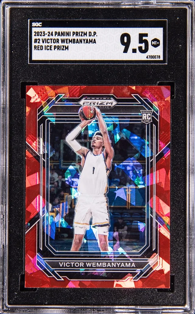 2023-24 Panini Prizm Victor Wembanyama Global Reach Green Prizm #2 card image