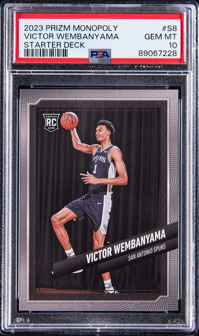 2023-24 Panini Prizm Victor Wembanyama Monopoly Starter Deck #S8 card image