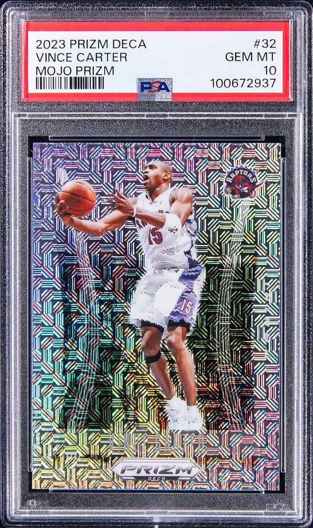 2023-24 Panini Prizm Vince Carter Deca Mojo Prizm #32 card image