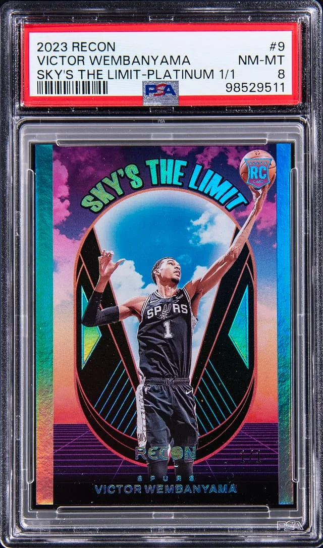 2023-24 Panini Recon Victor Wembanyama Sky's The Limit #9 card image