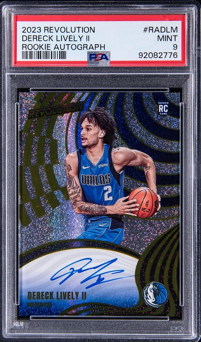 2023-24 Panini Revolution Dereck Lively II Autograph #RADLM card image