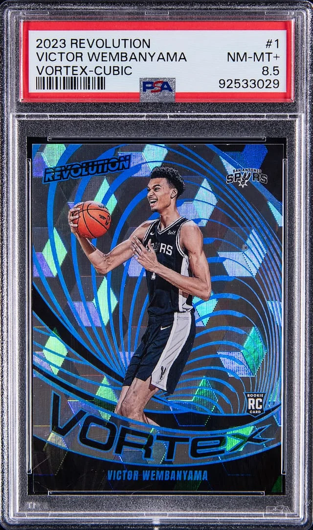 2023-24 Panini Revolution Victor Wembanyama Vortex #1 card image