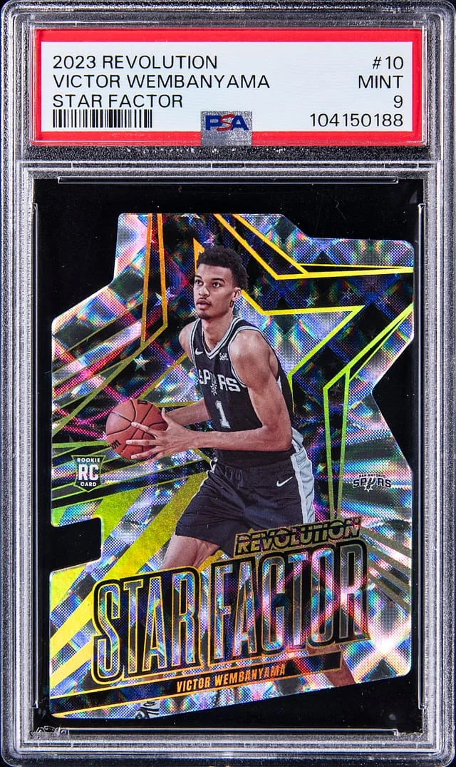 2023-24 Panini Revolution Victor Wembanyama Star Factor #10 card image