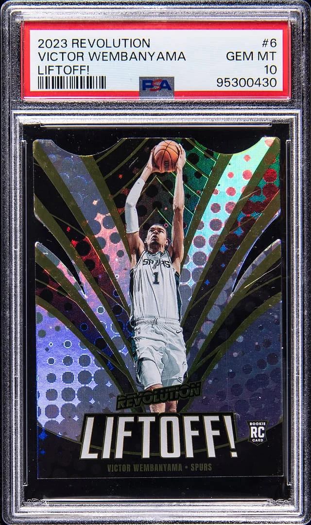 2023-24 Panini Revolution Victor Wembanyama Liftoff! #6 card image