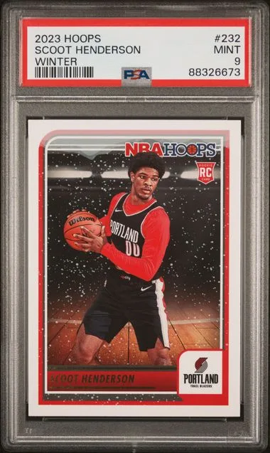 2023-24 Panini Scoot Henderson NBA Hoops Winter #232 card image