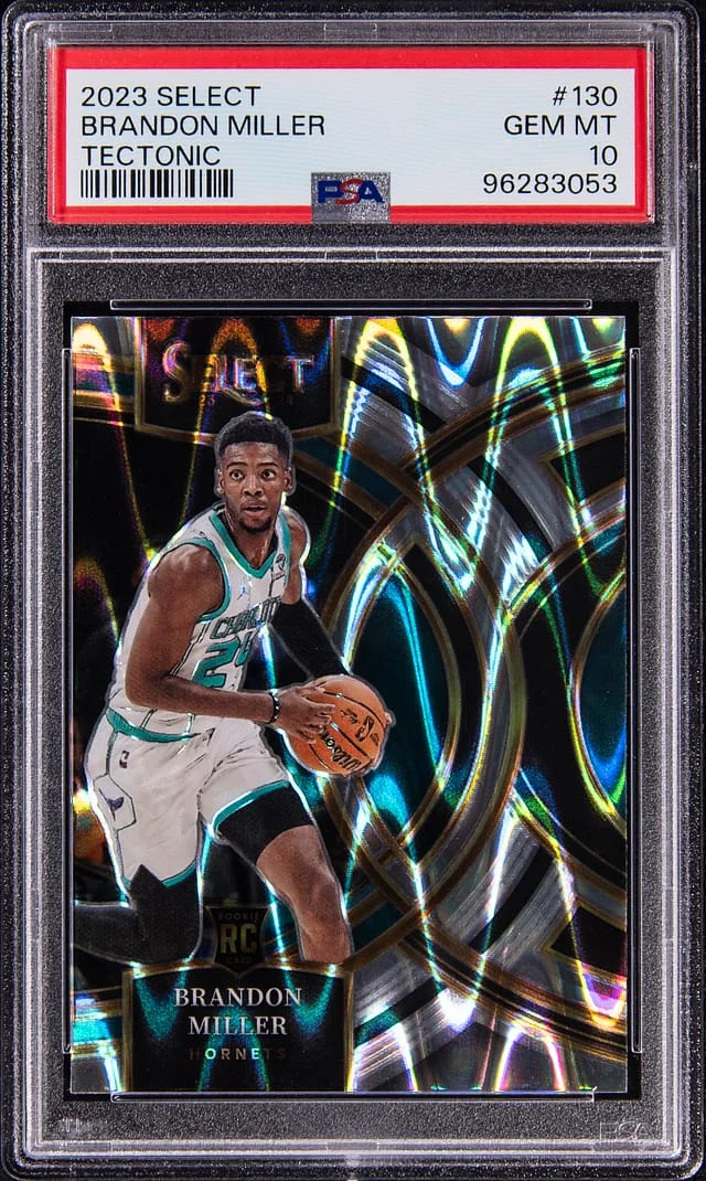 2023-24 Panini Select Brandon Miller Tectonic #130 card image
