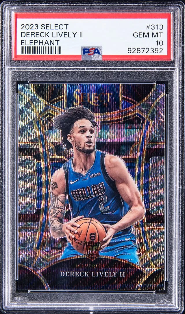 2023-24 Panini Select Dereck Lively II Elephant Prizm #313 card image