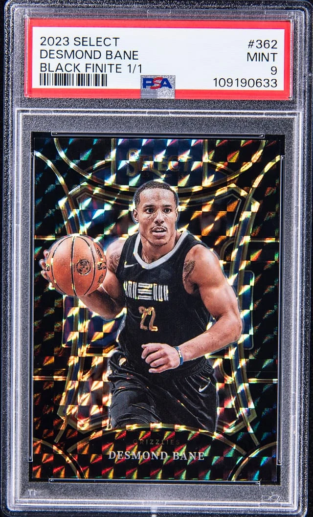 2023-24 Panini Select Desmond Bane Black Finite Prizm #362 card image