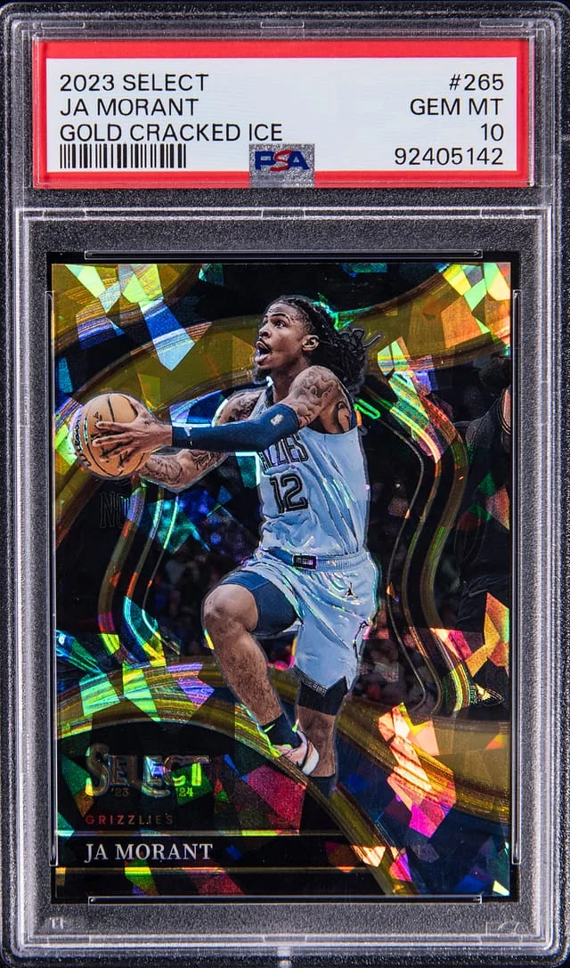 2023-24 Panini Select Ja Morant Dragon Scale Prizm #265 card image