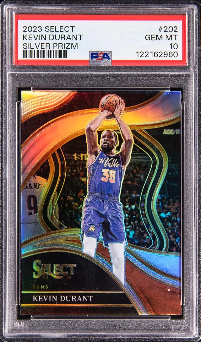 2023-24 Panini Select Kevin Durant Silver Prizm #202 card image