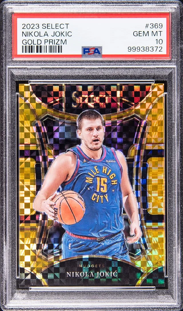 2023-24 Panini Select Nikola Jokic White Prizm #369 card image