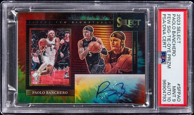 2023-24 Panini Select Paolo Banchero Few Signatures Tie-Dye Prizm #SF-PAO card image