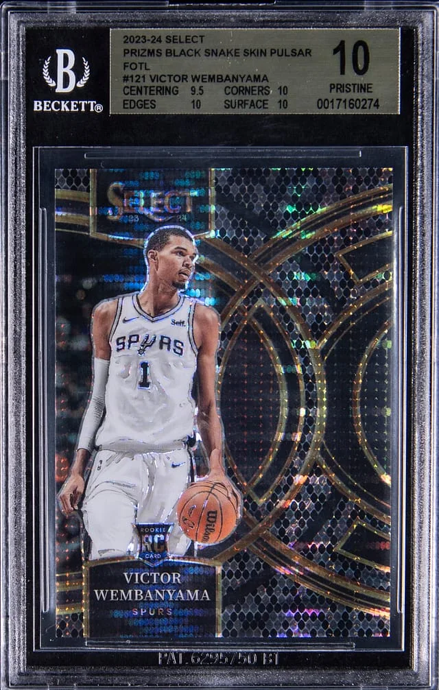 2023-24 Panini Select Victor Wembanyama Tectonic #121 card image