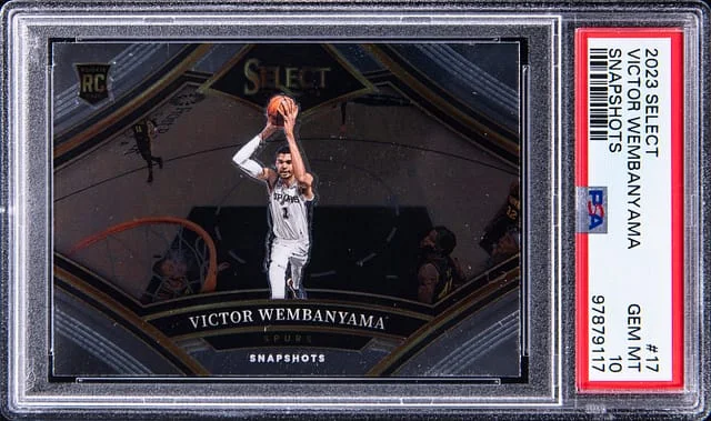 2023-24 Panini Select Victor Wembanyama Snapshots #17 card image