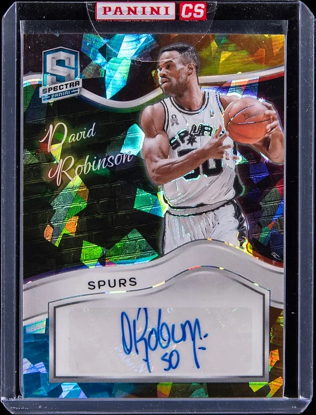 2023-24 Panini Spectra David Robinson Colorgraphs #CG-DVR card image