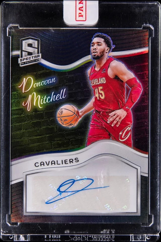 2023-24 Panini Spectra Donovan Mitchell Colorgraphs #CG-DVM card image