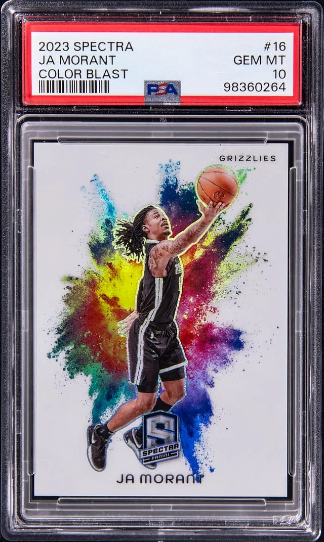 2023-24 Panini Spectra Ja Morant Color Blast #16 card image