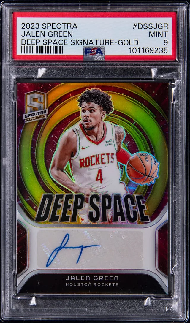 2023-24 Panini Spectra Jalen Deep Space Signature Gold #DSS-JGR card image