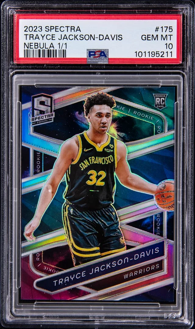 2023-24 Panini Spectra Trayce Jackson Davis Nebula #175 card image