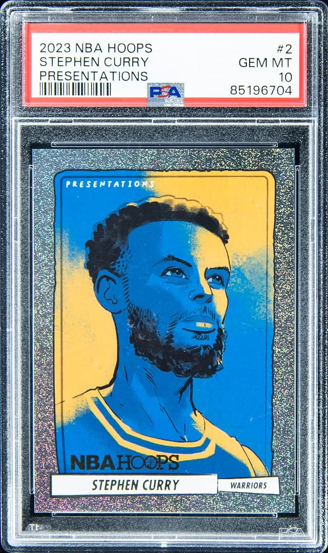 2023-24 Panini Stephen Curry NBA Hoops Presentations #2 card image