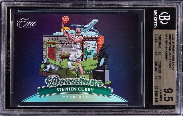 2023-24 Panini Stephen Curry One & One Downtown Variations #5 card image