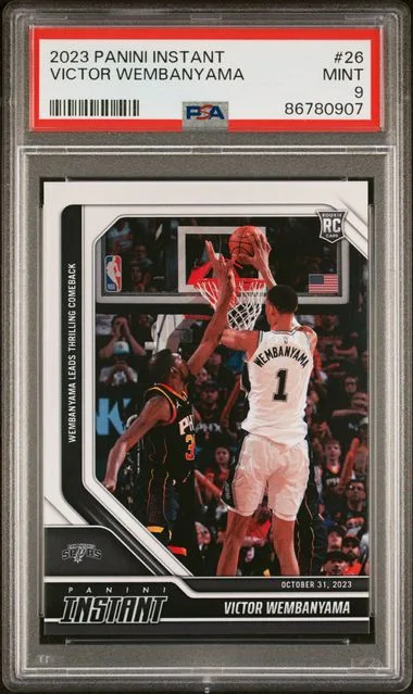2023-24 Panini Victor Wembanyama (/10018) Instant #26 card image