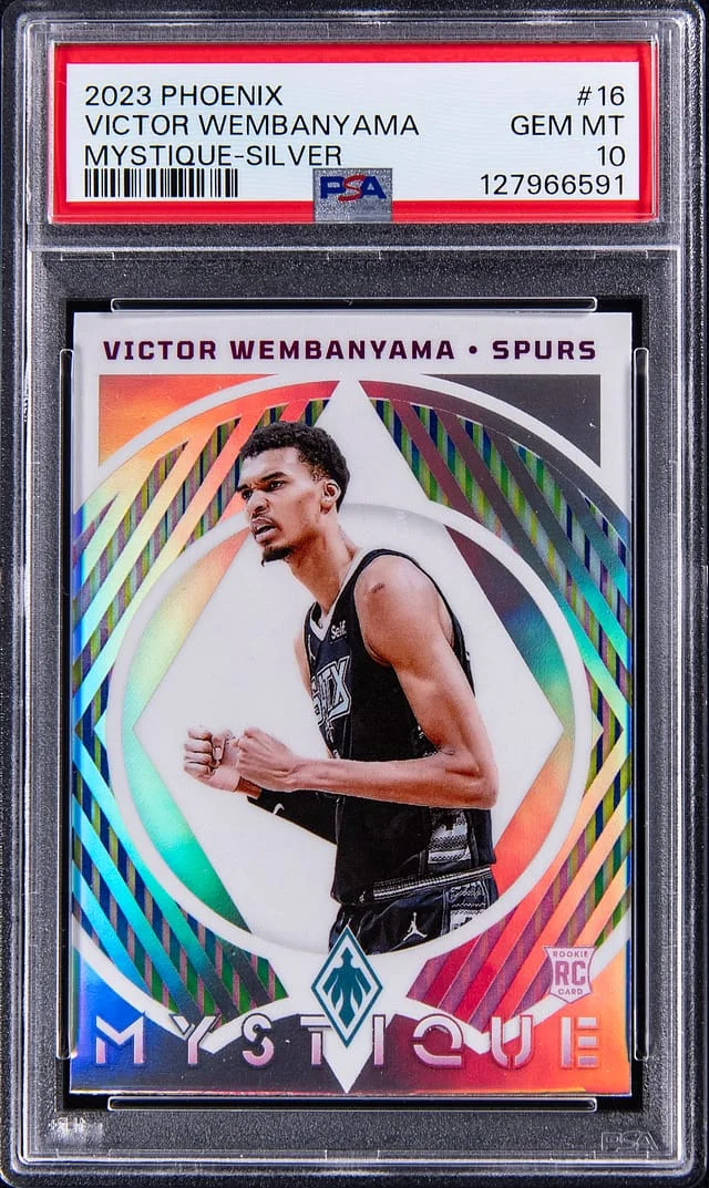 2023-24 Panini Victor Wembanyama Phoenix Mystique Silver #16 card image
