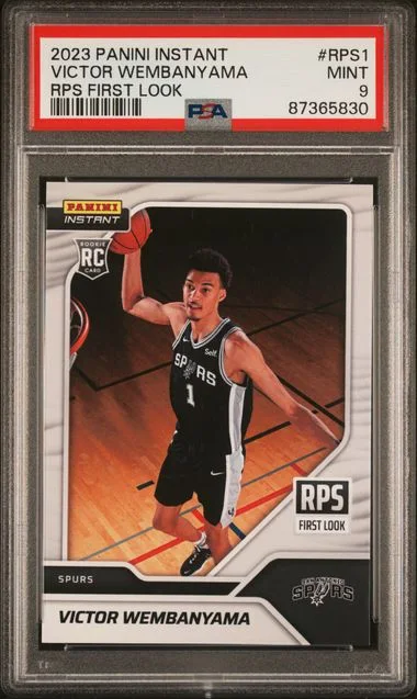 2023-24 Panini Victor Wembanyama (/16791) Instant RPS First Look #RPS-1 card image