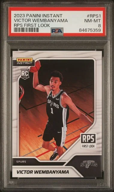 2023-24 Panini Victor Wembanyama (/16791) Instant RPS First Look #RPS1 card image