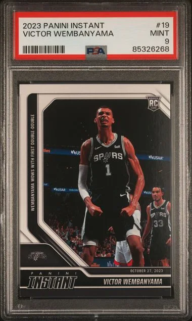 2023-24 Panini Victor Wembanyama (/18095) Instant #19 card image