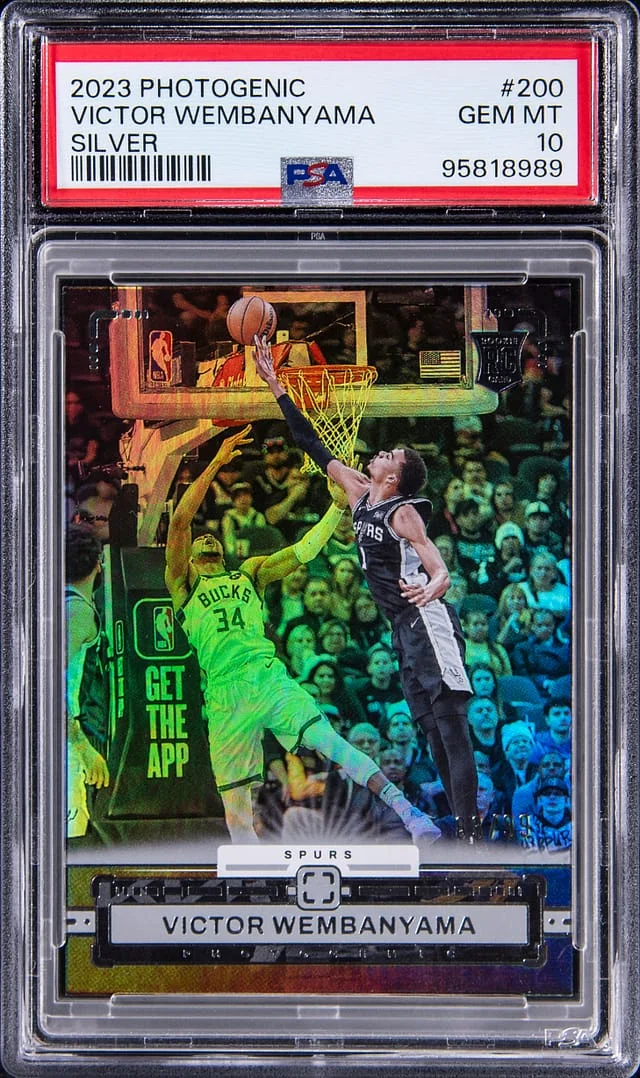 2023-24 Panini Victor Wembanyama Photogenic Silver #200 card image