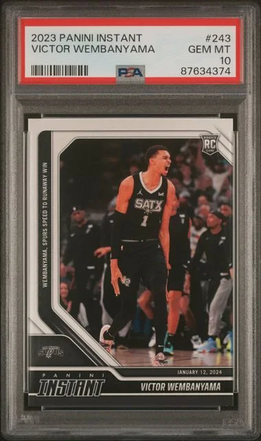 2023-24 Panini Victor Wembanyama (/2396) Instant #243 card image