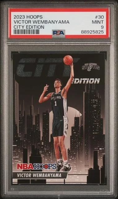 2023-24 Panini Victor Wembanyama NBA Hoops City Edition #30 card image