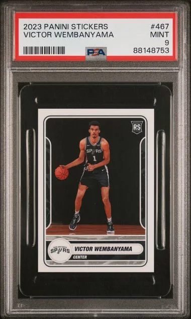2023-24 Panini Victor Wembanyama Stickers #467 card image