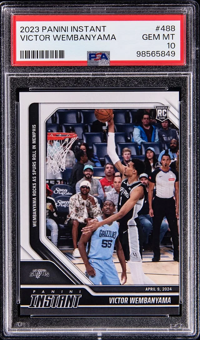 2023-24 Panini Victor Wembanyama Instant #488 card image